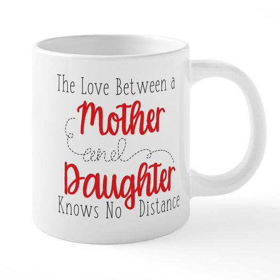 CafePress - The Love Between A Mother And Daughter 20 Oz Ceram - 20 Oz White Ceramic Mega Mug