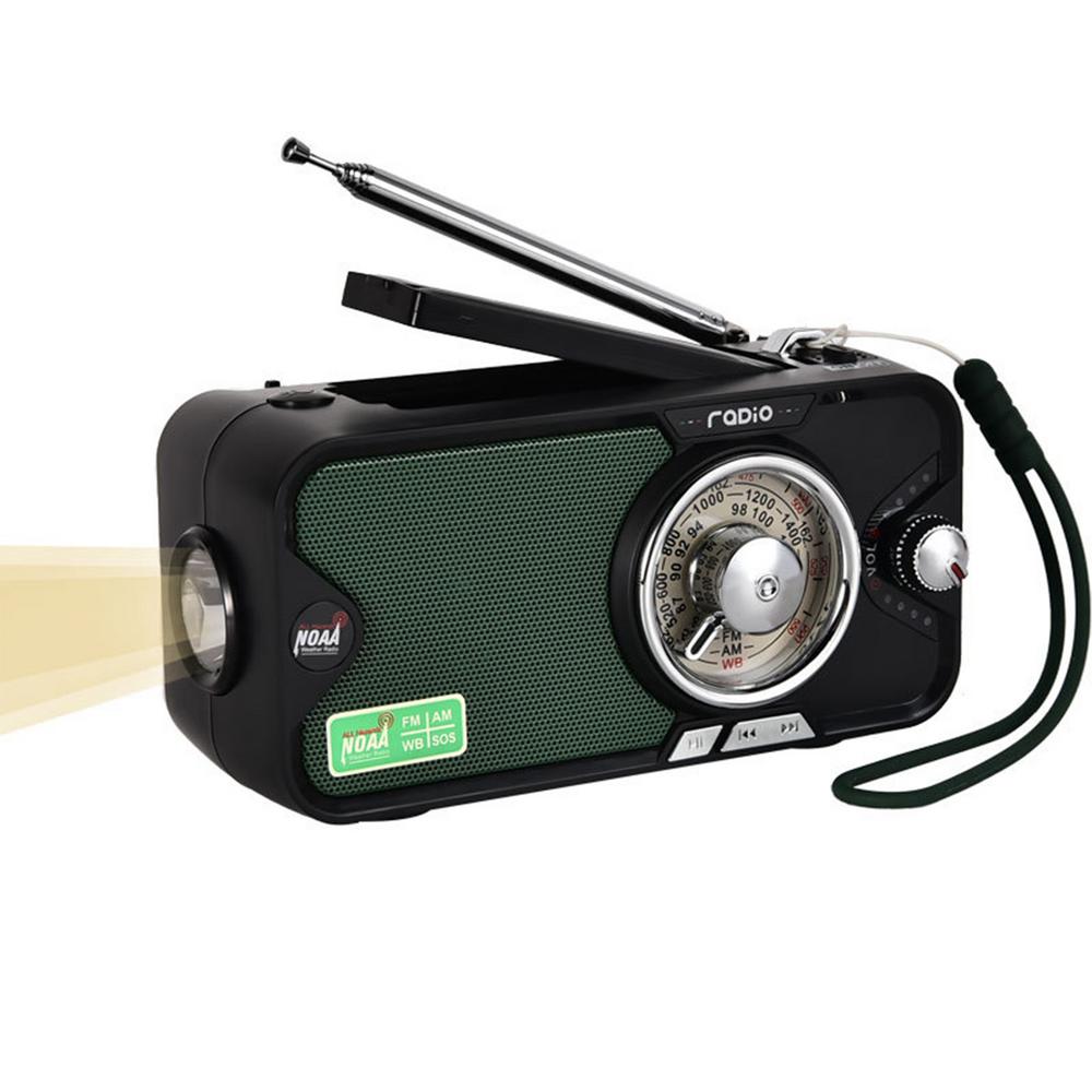 Yungwalm Emergency Radio Rechargeable Radio Torch Stereo Portable Noaa