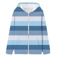 thumbnail image 4 of Shadoumai Girls Casual Zip Up Hoodie With Printed Design Kids Pullover Sweatshirt Soft Blend Long Sleeve Outerwear,Kids Hoodies, 4 of 4