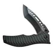 Camillus G-Hammer 7.85" Pocket Folding Knife, Carbonitride Titanium Coated D2 Steel Drop-Point 3.5" Blade, Glass-Filled Nylon Handle, Black