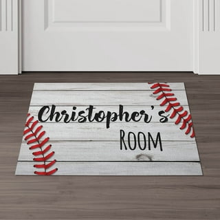 Welcome Mat, Baseball Doormat, Housewarming Gift, Baseball Gift, New H —  DecoExchange®