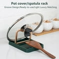 thumbnail image 1 of Pot Lid Rack Groove Design Easy to Clean Multifunctional Cutlery Holder Countertop Organizer Kitchen Gadget, 1 of 8