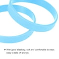 thumbnail image 4 of Uxcell Silicone Luminous Wristbands 8 Inch Circumference, Light Blue 12 Pack, 4 of 6