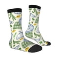 thumbnail image 2 of Goofa Vintage Utensils Printed Men's Crew Socks, Soft Durable Breathable Moisture-Wicking with Odor Control Cotton socks, 2 of 9