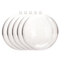 Gmluru Christmas Balls 5Pcs Diy Clear Plastic Ball Baubles Sphere Fillable Christmas Ornament Gift Box for Wedding Party Christmas Ball Decor Gift Tree Hanging Ball Muti-Color Christmas Ball Ornament