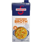 Swanson 100% Natural, Gluten-Free Chicken Broth, 32 oz Carton