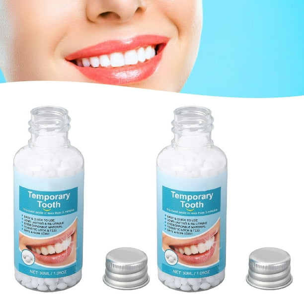 Pegamento Temporal Para Dientes, Pegamento Para Reparación De Dientes, Reemplazo Provisional De Relleno De Bricolaje Para Dientes Rotos