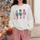 thumbnail image 3 of Sudadera elegante de Navidad para mujer, divertida sudadera de Cascanueces con lentejuelas, bonito jersey Retro Vintage Y2k con cuello redondo, ropa de invierno, 3 of 5