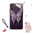 thumbnail image 1 of Funda De Teléfono Con Estampado De Mariposas En 3d, 1 of 2