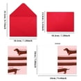 thumbnail image 5 of SSNTSY Valentines Day Card Dachshund Greeting Cards with Envelope Valentines Day Notecard Blank Tables for Mom Her Him 4 X 7 inch, 5 of 8