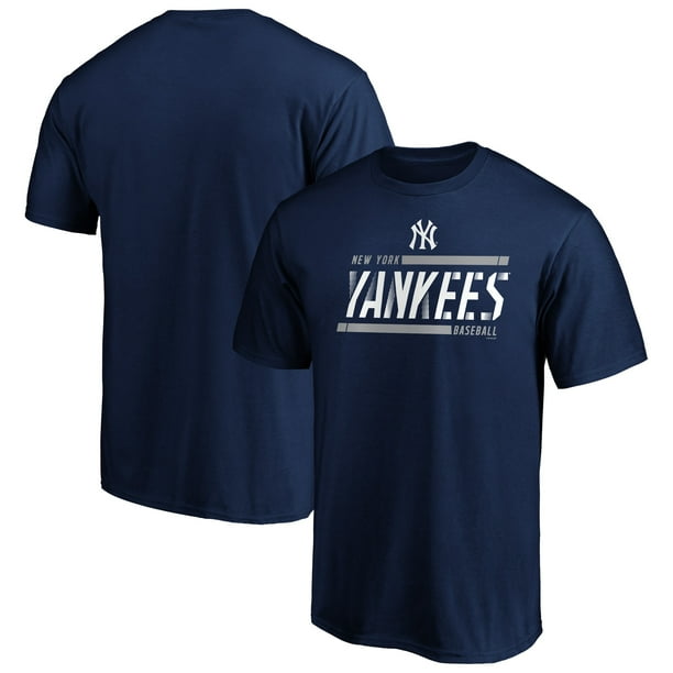 Men's Fanatics Branded Navy New York Yankees Iconic Team Gradient T