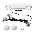 thumbnail image 2 of Pastilla activa precableada Sunnimix para guitarra de 4 cuerdas, 2 of 8