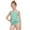 Green, variant on ATOGUTA Toddler Girls Bathing Suits Ruffles Stripe One-Piece Swimsuit Bathing Beach Swimwear Red, Sizes 2T-12