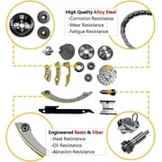 Engine Rebuild Overhaul Timing Gasket seals Pistons Kit For Chevy Buick GMC 2.4L 2006-2017
