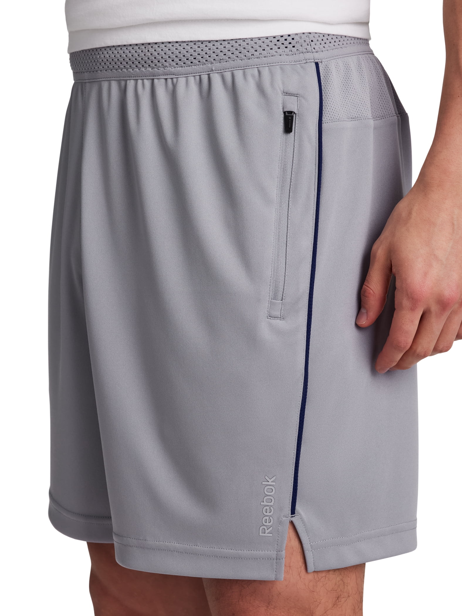 Reebok Men's and Big Men's Defender Knit Short, 7" Inseam, Sizes XS-5XL