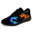 thumbnail image 4 of Uminder Mens Running Shoes Dragon Sneakers Black Shoes Size 7.5, 4 of 5