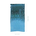 thumbnail image 3 of Shisuyan Lot de 2 Rideaux à Franges en Plastique Bleu Décorations de Fête Rideaux en Guirlande, 3 of 9