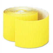 Pacon Bordette Decorative Border, 2.25" x 50 ft Roll, Canary, Each