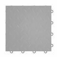 "FlooringInc Nitro Garage Tiles, 12""x12"", 52 pack, Diamond, Interlocking, Gunmetal"