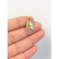 thumbnail image 2 of 14K Gold Filled Tri-Color Virgen de Guadalupe Pendant 20x13mm / Guadalupe Jewelry / Women's Pendant / Dije de la Virgencita de Guadalupe, 2 of 4