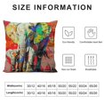 thumbnail image 5 of FUMJ Elephant Themed  Mandala Indian Elephant Modern Abstract Bohemian Hippie Throw Pillow Case,Home Bedroom Living Room Office Sofa Couch Bed Decor,Gifts for  Women Sister, 5 of 5