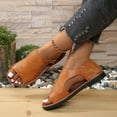 thumbnail image 6 of QNANSPI Women's Wedge Heel Shoes, Summer Casual Footwear for Women, Women Low Heel Bohemian Style Strappy Flat Heel Footwear For Beach Casual Summer Shoes, 6 of 6