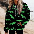 thumbnail image 1 of AMERTEER Halloween Femmes Mode Quotidienne Polyvalent Décontracté Sweat-Shirt à Manches Longues Imprimé Top Sweat-Shirt, 1 of 5