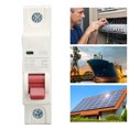 thumbnail image 4 of Solar DC Circuit Breaker, 1P Electromagnetic 6KA Breaking Capacity 250V 50A Safe DIN Rail Installation DC Miniature Circuit Breaker  For Household, 4 of 8