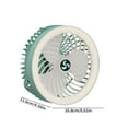 thumbnail image 3 of Rechargeable Camping Fan with LED Light - Portable USB Desk Fan for Tent, Home & Outdoor Use, 3 of 9