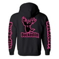 thumbnail image 6 of Pullover Hoodie - Black with Classic BuckedUp@ Logo, 6 of 9