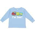 thumbnail image 3 of Inktastic 4th Birthday Train Boys Long Sleeve Toddler T-Shirt, 3 of 5