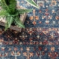 thumbnail image 4 of nuLOOM Rhapsody Gothic Striped Area Rug, 8' x 10', Blue, 4 of 4