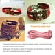 thumbnail image 3 of Wosthever Cordones de gamuza sintética Cuerda de cuero Accesorios para hacer joyas Suministros tejidos Reparación de hilos Accesorios Collar Artesanía rojo coral, 3 of 6