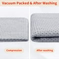 thumbnail image 7 of Simmore 100% Cotton Waffle Weave Dish Cloths for Washing Dishes, Super Soft and Highly Absorbent Dish Cloths for Kitchen, 12x12 Inches, 6-Pack, Light Gray, 7 of 7