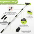 thumbnail image 4 of 65'' Car Wash Brush and Snow Brush  with Long Handle, Car Cleaning Tool and Car Snow Broom and  with 4 Hand-Held Places Extendable  Washing Brushes Broom Kit Soft Car Auto Truck SUV of Scratch-Free, 4 of 10