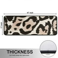 thumbnail image 5 of Kitchen Rugs Sets Of 2,Beige and Black Leopard Pattern Anti Fatigue Kitchen Mat Rugs Non Slip Washable,Decorative Kitchen Floor Mats for Kitchen,Sink,Laundry,17"x47"+17"x47", 5 of 5