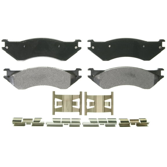 Wagner QuickStop ZX842 Semi-Metallic Disc Brake Pad Set Fits select: 2000-2001 DODGE RAM 1500