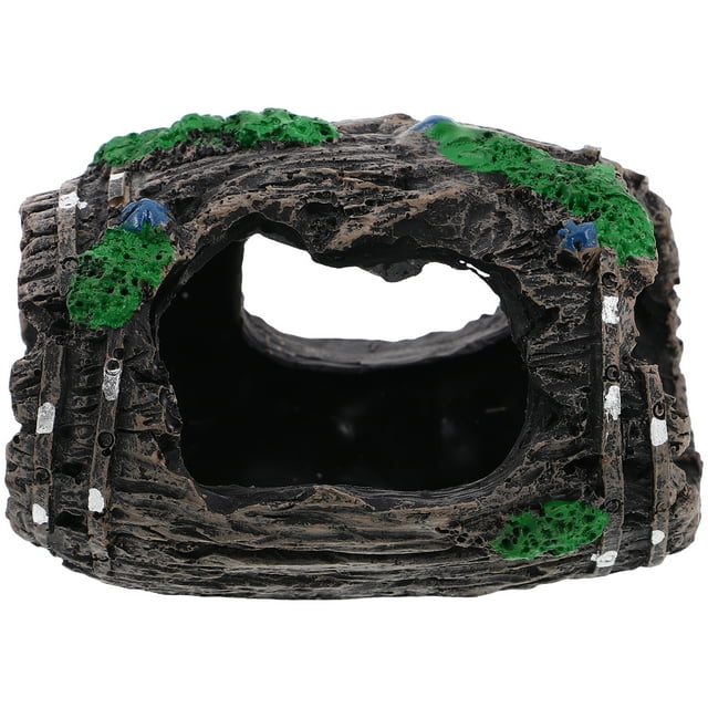 Aquarium Decoration Small Barrel Shape Fish Tank Accessories Reptile Hideout Cave For Shrimp And Betta Fish Turtle Tank Decorations