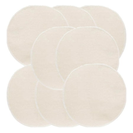 

FRCOLOR 10pcs Household Cotton Steamer Cloth Reusable Non-stick Cloth Round Steamed Bun Steamer Pads for Steaming Dumplings Buns (28cm)