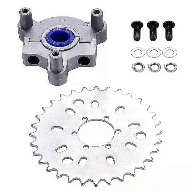 32T Sprocket Adapter Fit 15 inch 1 1/2 inch 415 Chain 49cc 50cc 66cc 80cc 2 Stroke Motorized Bike