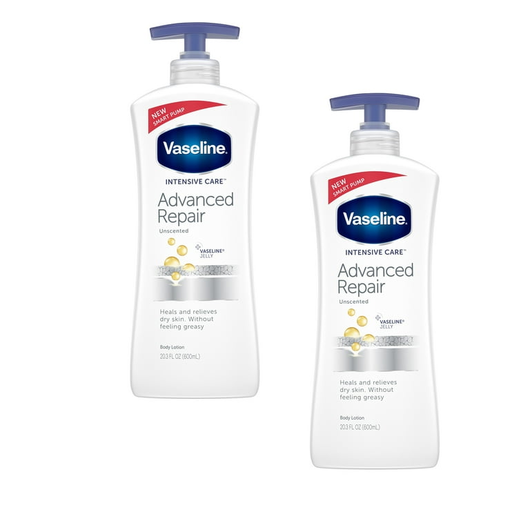 Vaseline Intensive Care Lotion, Advanced Repair Unscented, 20.3 oz