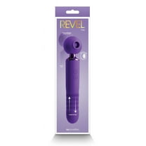 NS Novelties Revel Fae Thrusting & Throbbing Stimulator with Air Pulse Purple Vibrators