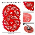 thumbnail image 5 of Circular Saw Blade for Weed Trimmers, 9" X 36 Teeth Carbide Tip Brush Blades with Adapter Kit, Steel Wire Grass Trimmer Head, Weed Wacker Blade for Most Brush Cutter,Trimmer,Weeder, 5 of 7