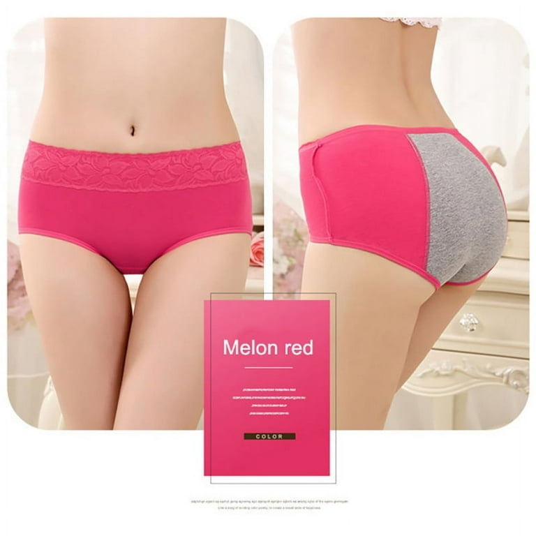 Menstrual Period Underwear Women Cozy Lace Panties Ladies Seamless