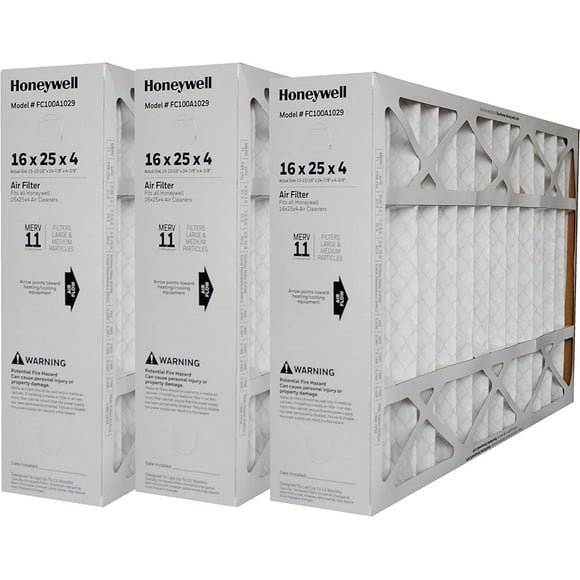 Honeywell Home FC100A1029 16x25x4 PACK OF 3