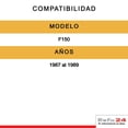 thumbnail image 2 of Calavera Tyc Compatible Con F150 1987-1989 Lado Izquierdo Piloto 11-5154-01-1A, 2 of 4