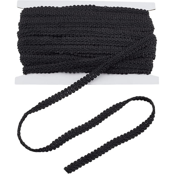 21 Yards Gimp Braid Trim 11mm/0.43" Polyester Woven Braid Trim Fabric Gimp Trim Ribbon