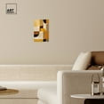 thumbnail image 3 of Earthly Geo Boho Neutral Abstract Canvas Wall Art by Art Remedy, Gallery Wrapped, 10"x15", 3 of 7