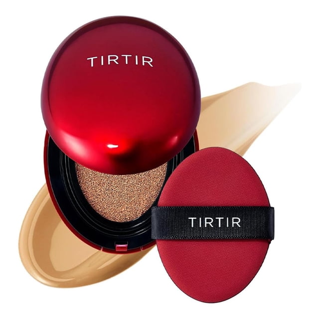 TIRTIR – Mask Fit Red Cushion 18 g – TONO 29N NATURAL BEIGE – Base de maquillaje de alta cobertura cushion – larga duración hasta 72 h – ac