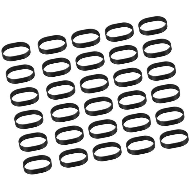 Bandas de goma industriales,Bandas de goma resistentes de color negro,talla 84,Bandas de goma industriales elásticas fuertes,Bandas de goma gruesas resistentes al calor y al 30 piezas